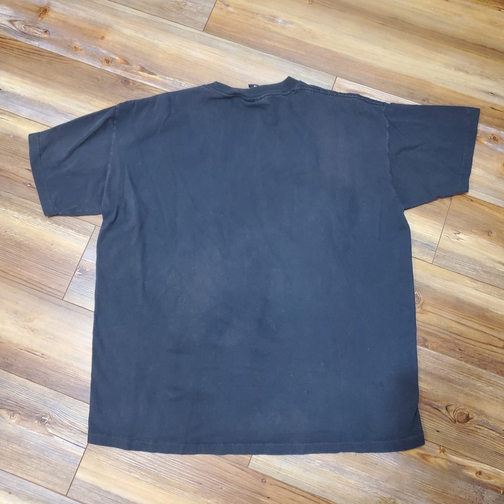 Vintage 1990 Harley Davidson Faded Packed Ready Party T Shirt Black XL Holoubek - Picture 7 of 7